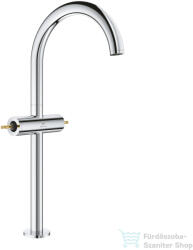 GROHE ATRIO PRIVATE XL magasított mosdó csaptelep fogantyú nélkül, click-clack leeresztővel, Króm 21140000 (21140000)