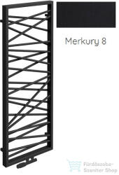 Radeco SPIDER 2 1200x530 design radiátor, MERKURY 8 (selyemfényű fekete) színben (Radeco_SPIDER_2_MERKURY8)