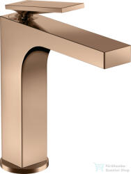Hansgrohe AXOR CITTERIO 160 magasított mosdó csaptelep automata leeresztővel, polírozott vörös arany hatású 39023300 (39023300)