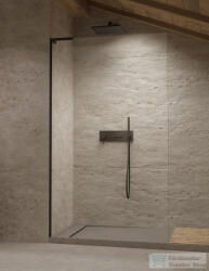 Radaway Modo Black SL II 75 B walk-in zuhanyfal, fekete (10319075-54-01L) (10319075-54-01L)