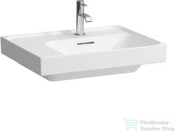 Laufen MEDA 60x46 cm-es fali mosdó bal oldali polccal, matt fehér H8171127571041 (H8171127571041)