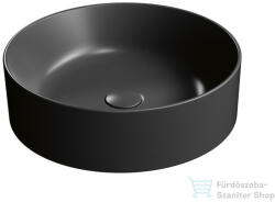 SAPHO GSI KUBE X kerámiamosdó, átm. : 45cm, matt fekete (942726) (942726) - furdoszoba-szaniter