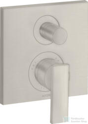 Hansgrohe AXOR Citterio falsík alatti kád/zuhany csaptelep alaptest nélkül, rozsdaments acél hatású 39455800 (39455800)