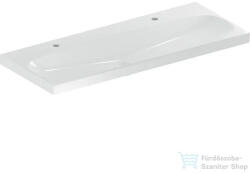 Geberit ACANTO 120x48 cm-es mosdó 2 csaplyukkal, túlfolyó nélkül, fehér 501.880. 00.5 (501880005)