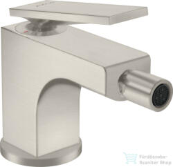 Hansgrohe AXOR CITTERIO bidé csaptelep automata leeresztővel, rozsdamentes acél hatású 39214800 (39214800)