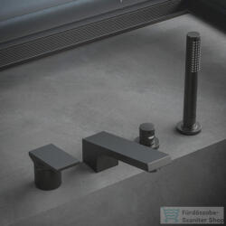 Ideal Standard EXTRA 4 üléses kádtöltő csaptelep zuhanyszettel, Magnetic grey BD518A5 (BD518A5)