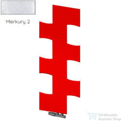 Radeco PUZEL 1190x490 design radiátor, MERKURY 2 (ezüst) színben (Radeco_PUZEL_MERKURY2)