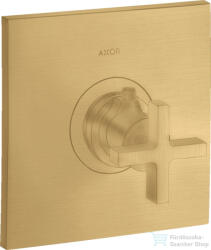 Hansgrohe AXOR Citterio Highlow falsík alatti termosztátos csaptelep, szálcsiszolt arany hatású 39716250 (39716250)