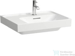 Laufen MEDA 60x46 cm-es fali mosdó bal oldali polccal, LCC bevonattal, fehér H8171124001041 (H8171124001041)