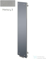 Radeco CLEO 1 1650x340 design radiátor tükörrel, MERKURY 3 (metál világosszürke) színben (Radeco_CLEO_1_MERKURY3)