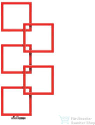 Radeco LOCO 5 1540x685 design radiátor, WENUS 7 (piros) színben, jobbos (Radeco_LOCO_5_J_WENUS7)