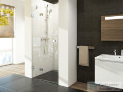 RAVAK Brilliant BSD2 80 A 80 cm-es balos zuhanyajtó, króm/transparent 0UL4AA00Z1SET (0UL4AA00Z1SET)