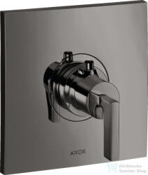 Hansgrohe AXOR Citterio Highlow falsík alatti termosztátos csaptelep, polírozott fekete króm 39711330 (39711330)