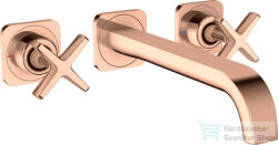 Hansgrohe AXOR Citterio E falsík alatti mosdó csaptelep nem zárható leeresztővel, polírozott vörös arany hatású 36107300 (36107300)