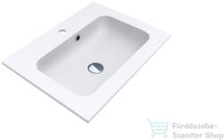 LunArt Gabriel 600 60, 1x45, 1 cm-es beépíthető öntöttmárvány mosdó, matt fehér 5999123002013 (5999123002013)