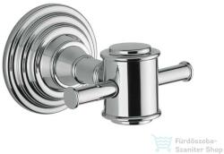 Bugnatese COMPLEMENTI Fogas dupla csíkos króm színben 36816 (36816CR) - furdoszoba-szaniter