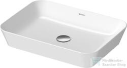 Duravit CAPE COD 550x400 mm-es ráültethető mosdó, fehér/szatén fehér matt 23475526001 (23475526001)