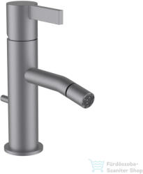 Laufen KARTELL bidé csaptelep húzórudas lefolyószelep működtető karral, lefolyószelep nélkül, PVD szálcsiszolt rozsdamentes acél H3413310901031 (H3413310901031)