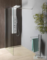SAPHO WALK IN Fix zuhanyfal, 80x190cm, átlátszó üveg WI081 (WI081)
