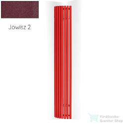 Radeco CARRERA N 1800x235 sarokba építhető, íves design radiátor, JOWISZ 2 (metál bordó) színben (Radeco_CARRERA_N_JOWISZ2)