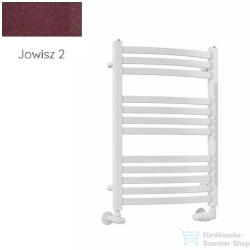 Radeco ENZO AK1-600/EL 415x630 törölközőszárítós radiátor, JOWISZ 2 (metál bordó) színben (Radeco_ENZO_AK1_600_EL_JOWISZ2)
