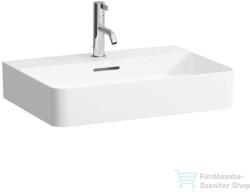 Laufen Val SaphirKeramik 60x42 cm-es csiszolt aljú mosdó LCC Active bevonattal, fehér H816283A001041 (H816283A001041)