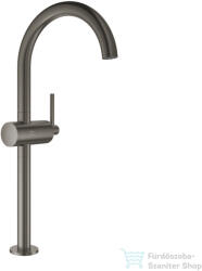 GROHE ATRIO XL magasított mosdó csaptelep click-clack leeresztővel, Brushed Hard Graphite 24365AL0 (24365AL0)