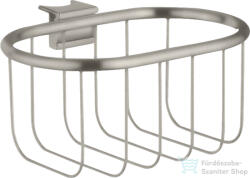Hansgrohe AXOR UNIVERSAL MONTREUX 160/83 szappantartó kosár Unica zuhanyrúdra, rozsdamentes acél hatású 42066800 (42066800)