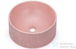 S.V.I.S. Design mosdó 40 cm COLUMBA SANDBLASTED - nagyon világos téglavörös, dekor nélkül, matt lakk UBX. COLUMBA. SB. 040.301. 00.00. 1 (UBX_COLUMBA_SB_040_301_00_00_1)