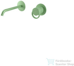 Bugnatese B-Color falsík alatti mosdócsaptelep 17 cm-es kifolyóval, belső egységgel, click-clack leeresztővel, pasztell zöld 6745SCVP (6745SCVP)