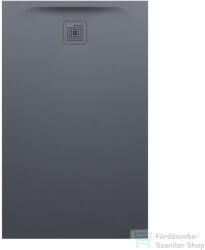 Laufen Pro 130x80 Marbond kompozit zuhanytálca, lefolyó a rövid oldalon, Antracit H2159550780001 (H2159550780001)