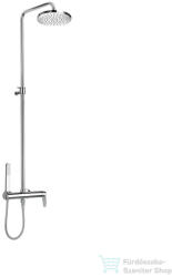 Bugnatese Century zuhanyrendszer 20 cm-es fejzuhannyal, zuhanyszettel, króm 3642CCR (3642CCR)