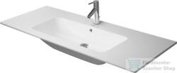 Duravit ME BY STARCK bútorral aláépíthető 123x49 cm-es mosdó Wondergliss bevonattal, White Satin matt, 23361232001 (23361232001)