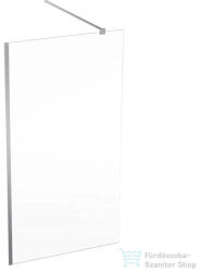 Geberit GEO 110x200 cm-es Walk-In zuhanyfal átlátszó üveggel, ezüstözött profillal, Reflex vízlepergető réteggel, 560.149. 00.2 (560149002)