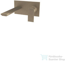 Bugnatese ATELIER falsík alatti mosdócsaptelep 16 cm-es kifolyóval, belső egységgel, click-clack leeresztővel, matt bronz 9443SCBO (9443SCBO)