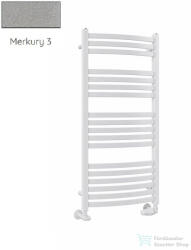 Radeco ENZO AK5-500/EL 1240x530 törölközőszárítós radiátor, MERKURY 3 (metál világosszürke) színben (Radeco_ENZO_AK5_500_EL_MERKURY3)