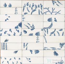 Marazzi Rice Decoro Leaf Bianco Lux 5x15 cm-es padlólap M96T (M96T)