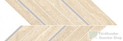 Marazzi Mystone Travertino Classico Mosaico Freccia 19, 8x52, 1 cm-es fali csempe M9Q4 (M9Q4)