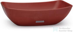 S.V.I.S. Design mosdó 50 cm VIRGO BASIC - téglavörös, dekor nélkül, matt lakk UBX. VIRGO. BC. 050.318. 00.00. 1 (UBX_VIRGO_BC_050_318_00_00_1)