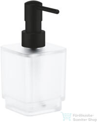 GROHE SELECTION CUBE szappanadagoló tartókonzol nélkül, Phantom Black 102278KF00 (102278KF00)