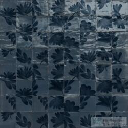 Marazzi Rice Blu Decoro Blossom Lux 15x15 cm-es padlólap M9J9 (M9J9)