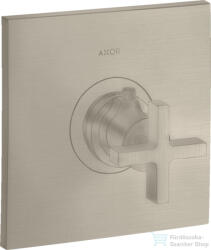 Hansgrohe AXOR Citterio Highlow falsík alatti termosztátos csaptelep, szálcsiszolt nikkel 39716820 (39716820)