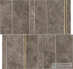 Marazzi Mystone Gris Du Gent Taupe Mosaico Inserto 30x29 cm-es fali csempe M8LV (M8LV)