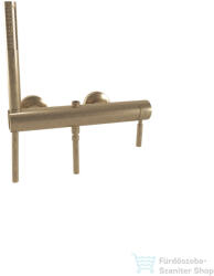 Bugnatese KOBUK zuhany csaptelep zuhanyszettel, 3/4"-os felső csatlakozással rudas esőztetőhöz, bronz 2242BR (2242BR)