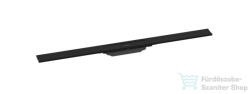 Hansgrohe RAINDRAIN Flex 90 cm-es zuhanylefolyó színkészlet, méretre vágható, matt fekete 56045670 (56045670)