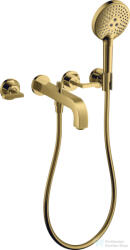Hansgrohe AXOR CITTERIO falsík alatti kádtöltő csaptelep zuhanyszettel, polírozott arany hatású 39448990 (39448990)
