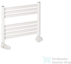 Radeco PINO K AK1-400/EP 415x430 törölközőszárítós radiátor, fényes fehér színben (Radeco_PINO_K_AK1_400_EP)