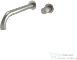 Bugnatese MOON falsík alatti mosdó csaptelep 22 cm-es kifolyóval, click-clack leeresztővel, belső egységgel, szálcsiszolt nikkel 7246SCNS (7246SCNS)