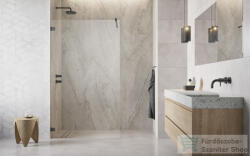 Radaway Essenza Pro 65 walk-in zuhanyfal, szálcsiszolt fegyvermetál (10103065-92-01) (10103065-92-01)