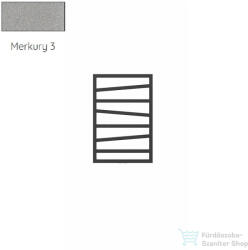 Radeco VIBO 1 821x550 design radiátor, MERKURY 3 (metál világosszürke) színben (Radeco_VIBO_1_MERKURY3)